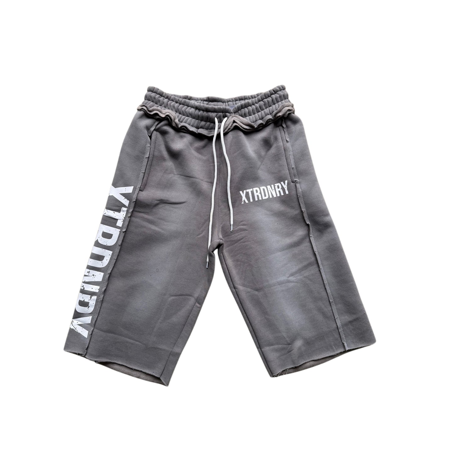 Acid Wash “XTRDNRY” Long Shorts