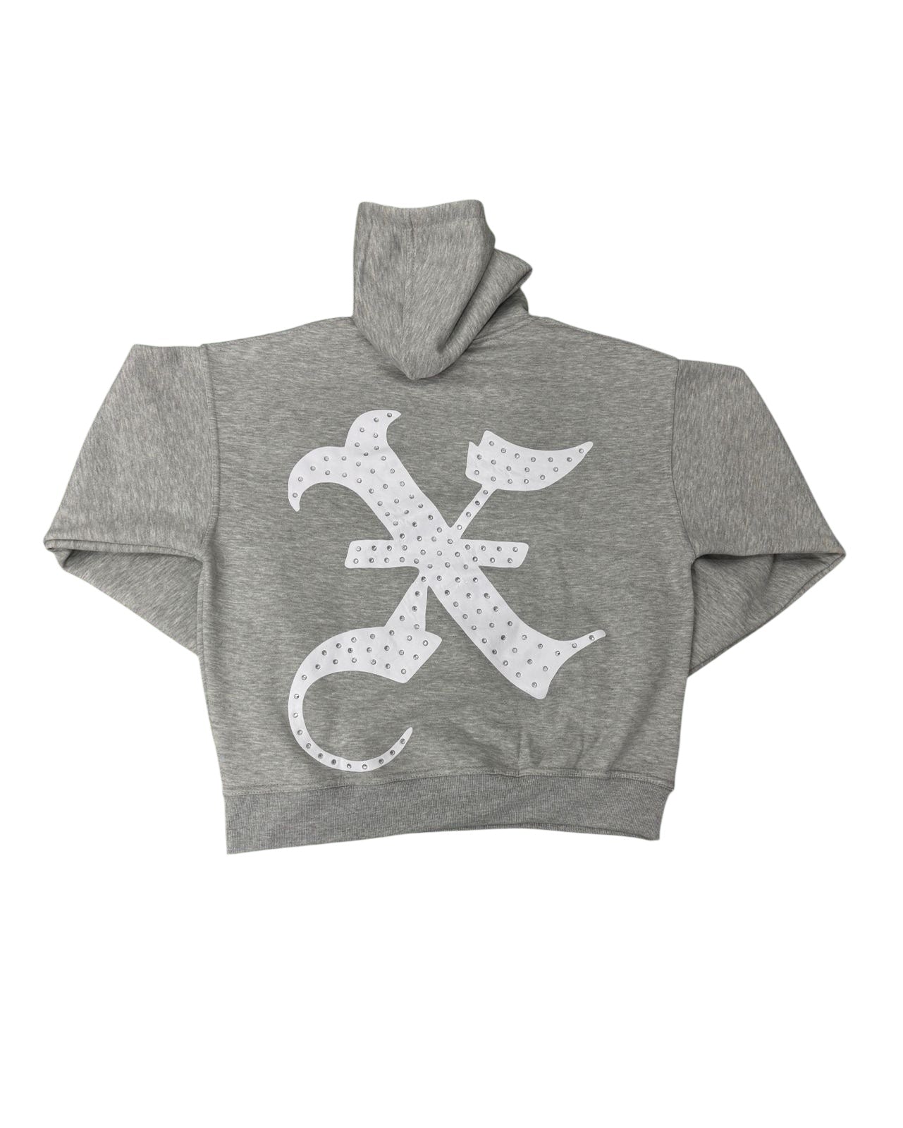 Grey “Rhinestone” Hoodie