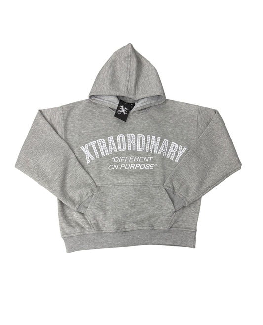 Grey “Rhinestone” Hoodie