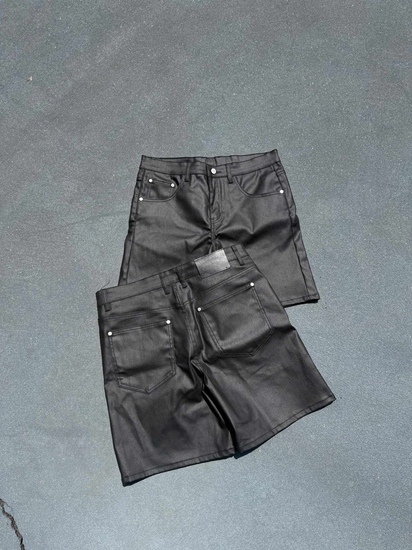 Wax Denim Shorts