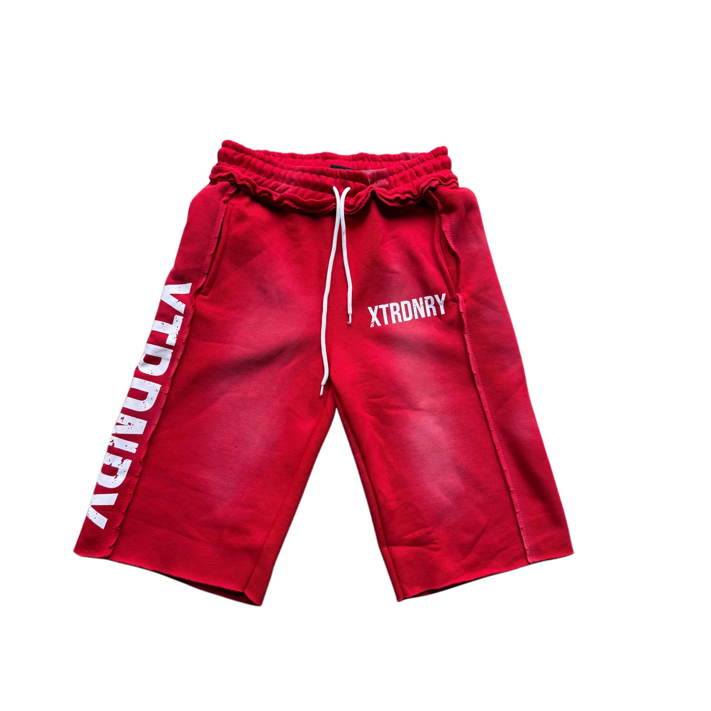 Acid Wash “XTRDNRY” Long Shorts
